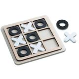 Perfect Life Ideas Wooden Travel Tic Tac Toe Game Classic Fun 2 Player Handheld Brain Challenge Game