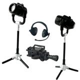 Wrestling Figure Gear Deal 12: Headphone Camera TV Lights For WWE Wrestling Action Figures