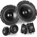 NVX NSP65KIT 6.5 Car Speakers 600W Max 2-Way Component System Silk Dome Tweeters & Passive X-Overs