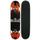 Krown Skateboard Rookie Red/Black Flame Complete