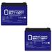 12V 35AH GEL Replacement Battery for BWG SLA Jazzy Select 6 - 2 Pack