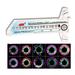 Bicycle Wheel Light LED Waterproof Bicycle Spoke Tire Lamp with 16 Dual LED and 30 Variable Patterns Bicycle Rim Light for Road Bike Bike