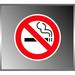 No Smoking Sign Smoking Prohibited Warning Vinyl Decal Bumper Sticker 5 X 5
