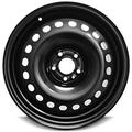 Wheel For 2014-2022 Jeep Cherokee 17 inch 5 Lug Black Steel Rim Fits R17 Tire