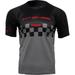 Thor Intense Chex Mens MTB Mountain Bike Jersey Black/Gray XS