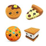 HGYCPP 1Set Model Food Toy with Cake Pizza Cookie Muffin Kitchen Pretend Play House Interactive Model Room Kitchen Decoration