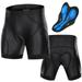 Meterk Men Bike Padded Shorts with -Slip Leg Grips Cycling 3D Padded Underwear Bicycle Padding Riding Shorts Biking Underwear Shorts