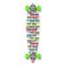 Yocaher Pintail Shades White Longboard Complete