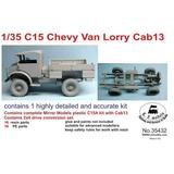 1/35 C15 Cab 13 Chevy Van Lorry Flatbed Truck (Plastic)