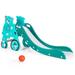 Costway 4 in 1 Foldable Baby Slide Toddler Climber Slide PlaySet w/ Ball Green