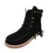 Tassel Suede Women Ankle Boots Wide Fit Low Heel Flat Casual Chelsea Boot Ladies Motorcycle Combat Boots Retro Walking Classic Boots Western Shoes Sale Clearance US Size 4 5 6 7 8 9