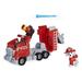 Paw Patrol Marshall?s Deluxe Movie Transforming Fire Truck Toy Car with Collectible Action Figure Kids Toys for Ages 3 and up