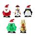Frcolor Christmastoy Wind Toys Holiday Stocking Children Kids Giveaways Stuffers Snowman Walking Reindeer Santa Clockwork Xmas