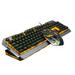 Aktudy V1 USB Wired Ergonomic Backlit Mechanical Feel Gaming Keyboard Mouse Set