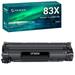 83X 83A Toner Cartridge Replacement Compatible for HP 83X CF283X Pro M201dw M201n M201 M125 M125nw M127fn M127fw M225dn Printer (Black 1 Pack)