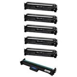 PrinterDash Compatible Replacement for Canon imageCLASS LBP-162/MF-264/MF-267/MF-269 Drum/High Yield Toner Value Combo Pack (1-Drum Unit/5-Toners) (2169C002_5PK/2170C001_1PKVB)