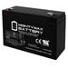 6V 12AH F2 Battery Replacement for Peg Perego Heavy Duty Truck ED1128