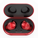UrbanX Street Buds Plus True Bluetooth Wireless Earbuds For Sony Xperia Z4 Tablet WiFi With Active Noise Cancelling (Charging Case Included) Red
