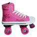 Roces Girls Casual Quad Roller Skates Pink Front Stopper Sneaker Style (13 jrm)