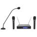 Samson CM20P 20 Podium Microphone Church Altar Mic+2) Handheld Wireless Mics