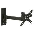 30 in. Monitor Wall Mount Full Motion VESA Stand for LCD LED Computer Displays Black