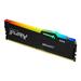 Kingston FURY Beast RGB - DDR5 - module - 8 GB - DIMM 288-pin - 5600 MHz / PC5-44800 - CL40 - 1.25 V - unbuffered - on-die ECC