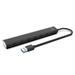 Thinsont USB 3.0 Hub Portable 7 Ports Removable 5Gbps Overcurrent Protection 30cm Cable Home Office Cellphone Tablet Charging Adapter