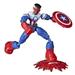 Marvel: Avengers Bend and Flex Captain America Kids Toy Action Figure for Boys and Girls Ages 4 5 6 7 8 and Up (6 )