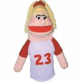 athletic girl puppet- Cacasian- 18 inch