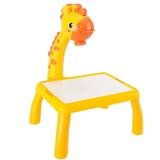 Mooyod Kids Drawing Desk with Projector Educational Toys with Singing Function Detachable Projection Painting Table for Child New