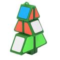 Tailored Magic Cube 1X2X3 Christmas Tree Cube Puzzle Ultra-Smooth Magic Puzzle Xmas Gifts