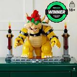 LEGO Super Mario The Mighty Bowser 3D Build and Display Kit Collectible Posable Character Figure with Battle Platform Video Game Toy Idea for Fans of Super Mario Bros 71411