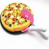 Funny Fun Pizza Learning Colors - Pizza Cutter Spatula Pizza Plate Pretend Play Food Toys Educational Montessori Toys for Toddler Kids