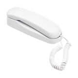 Dcenta Mini Desktop Corded Landline Phone Fixed Telephone Wall Mountable Supports Mute/ Pause/Redial Functions for Home Hotel Office Bank Call Center