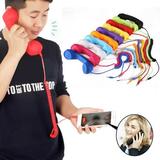 3.5mm Classic Comfort Retro Phone Handset Speaker Phone Call Mic Receiver for iPhone Android Phones