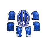 Peyakidsaa 7PCS Toddler Girls Boys Protect Helmet Knee Elbow Wrist Pad Sets for Cycling Skate Bike