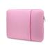 Aibecy B2015 Laptop Sleeve Soft Zipper Pouch 11 Laptop Bag Replacement for Air Pro Ultrabook Laptop Pink