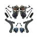 Front and Rear Strut Coil Spring Wheel Hub Control Arm Kit 16 Piece - Compatible with 2000 - 2013 Chevy Impala 2001 2002 2003 2004 2005 2006 2007 2008 2009 2010 2011 2012