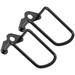 BUZIFU BUZIFU 2 pcs Bicycle Rear Derailleur Guard 3.2 Steel Iron Bike Rack Protector Adjustable Cycling Rear Derailleur Chain Protective Guard for Outdoor Mountain Road Cycling Bike