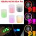 100/50/40/20/10/4 PCS Tire Caps Universal Fluorescent Car Valve Cover Universal Tire Covers for Car Truck SUV Motorcycles Bike (Red 4PCS)