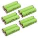 Kastar 5-Pack 2.4V 2200mAh Ni-MH Battery Replacement for Norelco 6735X 6735A 6735A/X Norelco 6737X Norelco 6756X 6756X/A Norelco 6826XL Norelco 6828XL Norelco 6829XL Norelco 6846XL