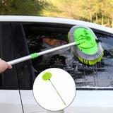 Telescoping Car Wash Brush Aluminum Alloy Long Handle Microfiber Duster Car Wash auto cleaning Brush Fit for Trailer SUV RV Car