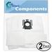 4 Replacement for Miele Automatic TT5000 Vacuum Bags with 4 Micro Filters - Compatible with Miele Type GN Vacuum Bags (2-Pack 2 Bags Per Pack)