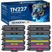 MICOTONER 10-Pack Compatible Toner Cartridge for Brother TN-227BK TN-227 MFC-L3710CW MFC-L3770CDW MFC-L3750CDW HL-L3210CW HL-L3230CDW HL-L3290CDW Printer(4*Black 2*Cyan 2*Magenta 2*Yellow)