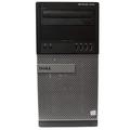 Used - Dell OptiPlex 9010 MT Intel Core i5 @ 3.40 GHz 8GB DDR3 250GB HDD DVD-RW Win11 Home 64 Keyboard and Mouse