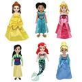 TY Beanie Buddies - SET of 6 Disney Princesses (18 inch) (Ariel Belle Jasmine Mulan Aurora +1)