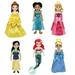 TY Beanie Buddies - SET of 6 Disney Princesses (18 inch) (Ariel Belle Jasmine Mulan Aurora +1)