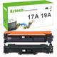 A AZTECH 2-Pack Compatible Toner Cartridge CF217A & Drum Unit CF219A for HP LaserJet Pro M102w M102a MFP M130nw M130fw M130fn M130a Printer (1*Black Toner Cartridge 1*Drum)