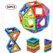 50 pcs Magnetic Building Blocks Magnetic Tiles Set Toy for 3 4 5 6 7 8 Year Old Boys & Girls Game Creativity Educational Children s Toys with Magnetic shapesï¼ŒChristmasï¼ŒThanksgiving Gift