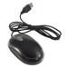 Papaba Wired Mouse USB Black Wired Optical Light Scroll Wheel Mice Mouse for Computer PC Laptop